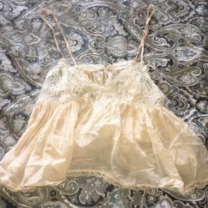 Free People Lace Tank Top